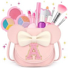 Kids Makeup Kit for Girls - 15 Pcs Real Washable Make Up Set - Non Toxic Todd...