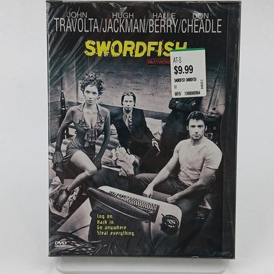 Swordfish DVD Widescreen Travolta Jackman Berry Cheadle 2001 R Warner New Sealed