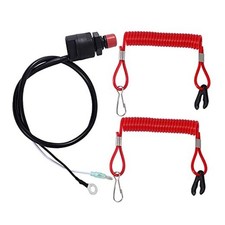 Universal Boat Outboard Lanyard Engine Motor Kill Urgent Stop Switch/Safety