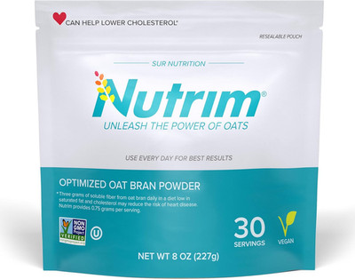 Nutrim Oat Bran Powder with 750Mg Beta Glucan per Serving - Easy-Mix Soluble Fib