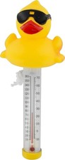 Accurate  Durable Spa  Pool Floating Thermometer w/ Adorable Rubber Ducky