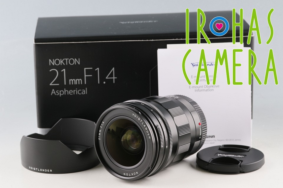 Voigtlander Nokton 21mm Aspherical Lens for Sony-E With Box