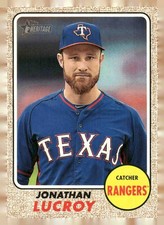 2017 Topps Heritage #228 Jonathan Lucroy