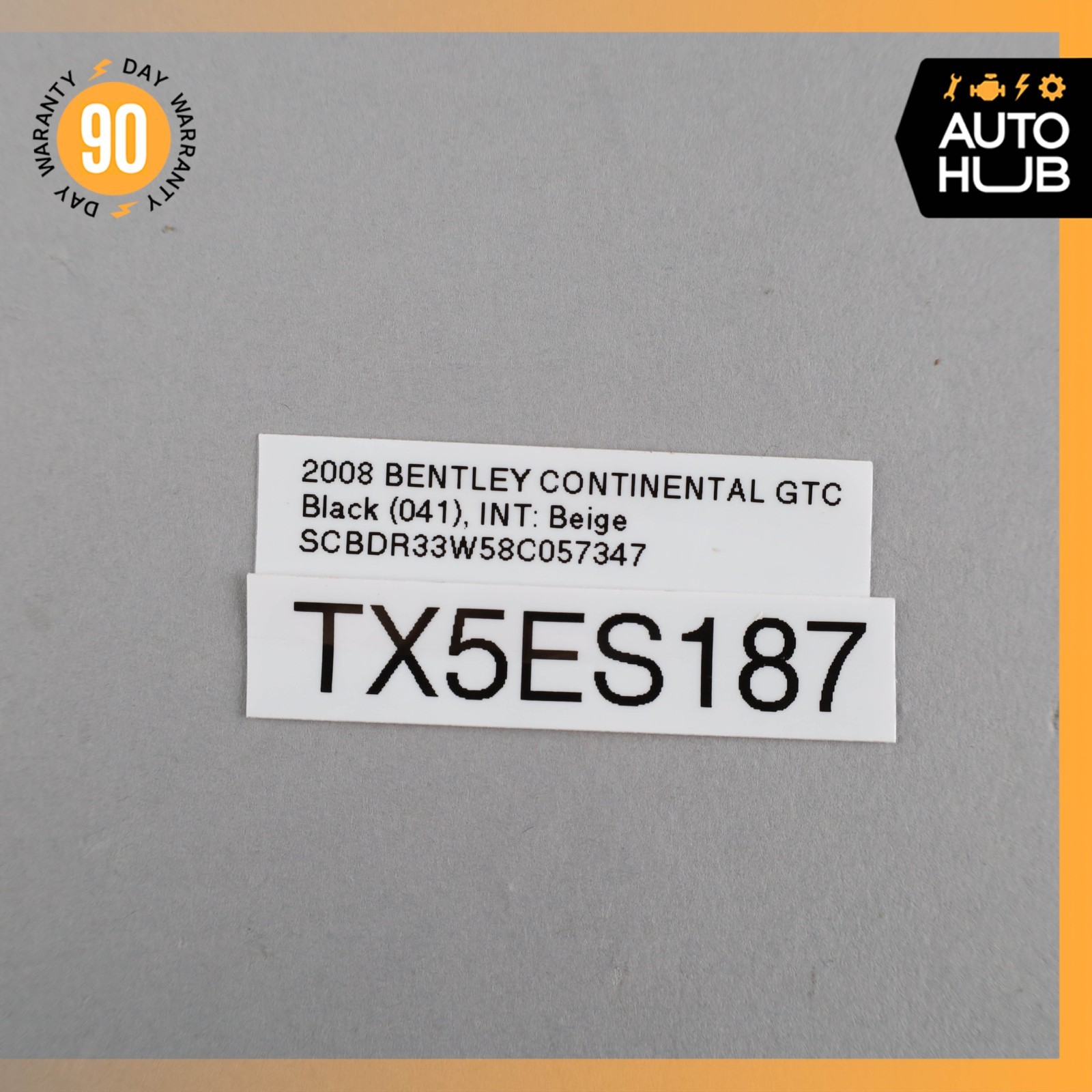 07-11 Bentley Continental GTC Rear Right Side Interior Door Panel OEM 19k