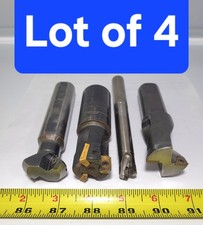 LOT of 4 Indexable End Mill Milling Cutter Tool Holder Insert Drill Bit Area 223