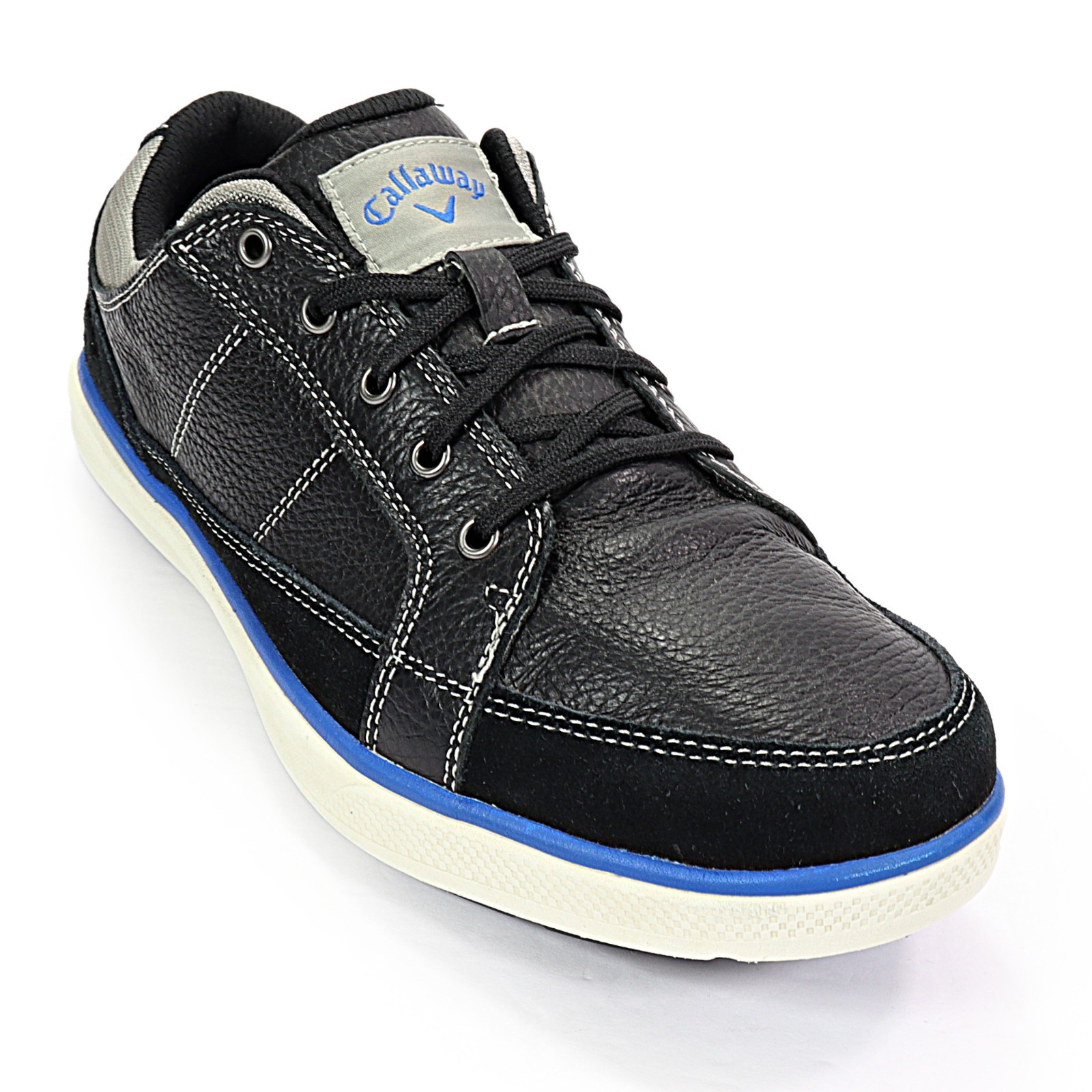 Callaway Men's Del Mar Sport Golf Shoe Spikeless Black Pebbl