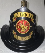 Texaco Reproduction Traditional "American Firefighter" Helmet - Black