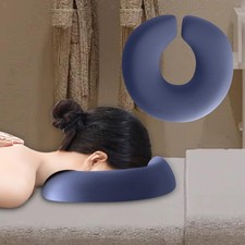 Face Down Pillow Soft Ergonomic Massage Bed Headrest for Travel Home Plane