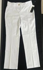 RAFAELLA Women 's Straight Leg High Rise Stretch Pants  Size 8 - NWT