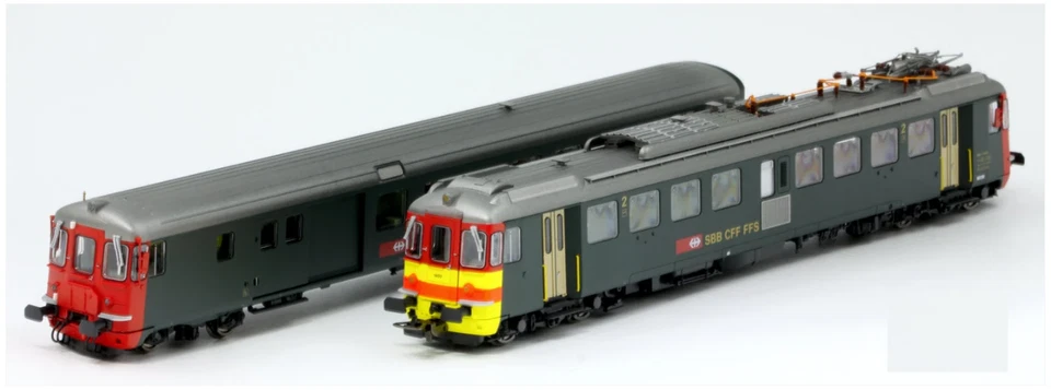 Piko HO DCC 96836 Rbe 4/4 Railcar & Cab Car SBB Seetal IV SOUND NIB - Image 2 of 3
