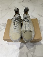 Clark’s  Original Trigenic White Nubuck, Stone, Men’s  Flexi Shoes, Size 9 1/2 G