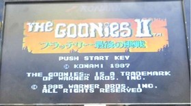 Famicom Software Model The Goonies 2 Fratelli S Last Challenge Konami FLY94