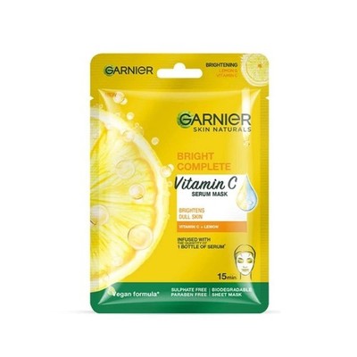 Garnier Skin Naturals, Face Mask, Hydrating, Brightening & Anti-Dark 1 pc, 28g
