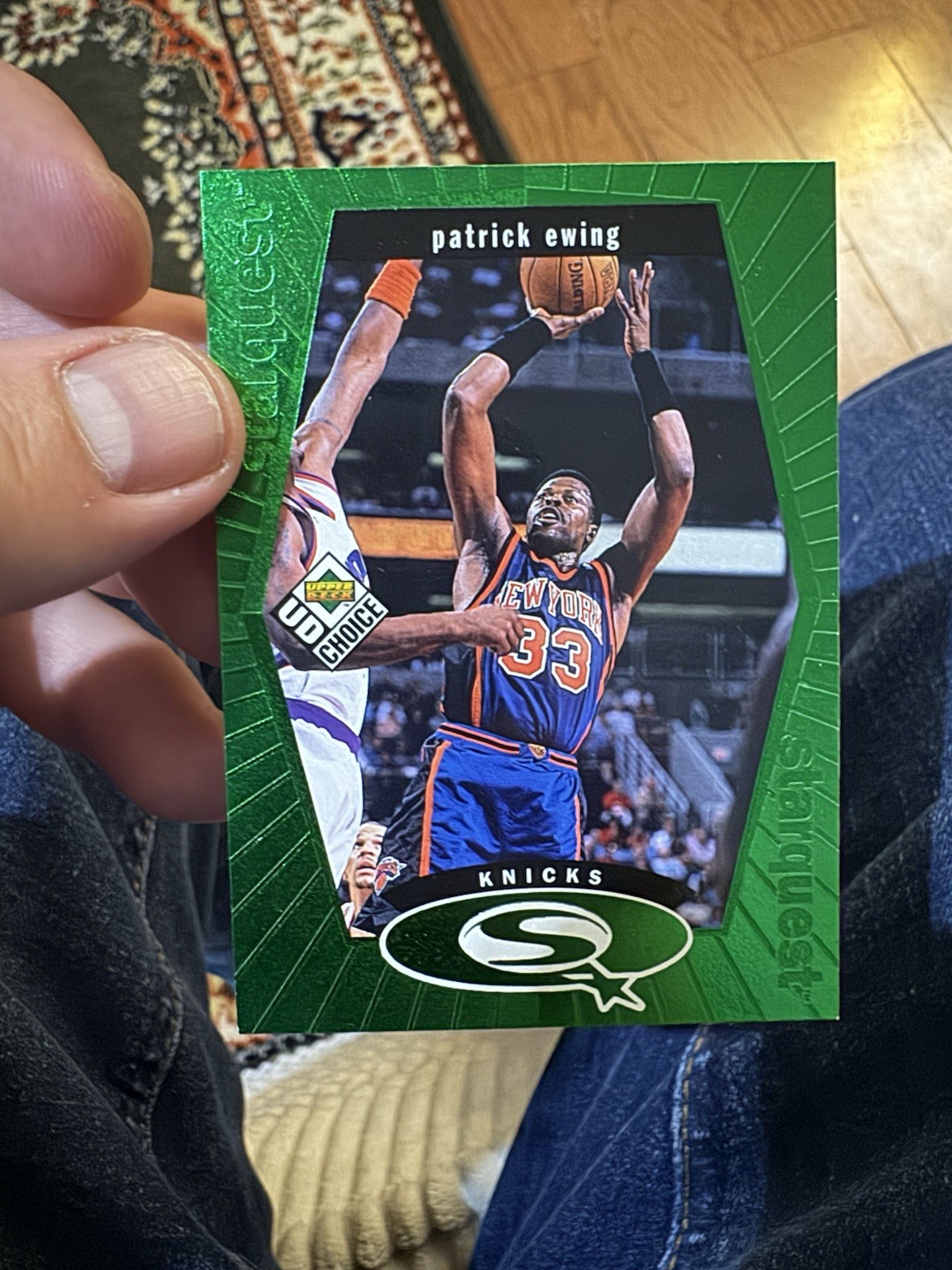 1998-99 Upper Deck UD Choice - Starquest Patrick Ewing #SQ18 Green
