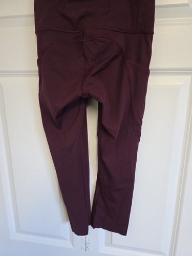 Lululemon Women's Leggings Red Merlot Size 4 - Picture 5 of 11