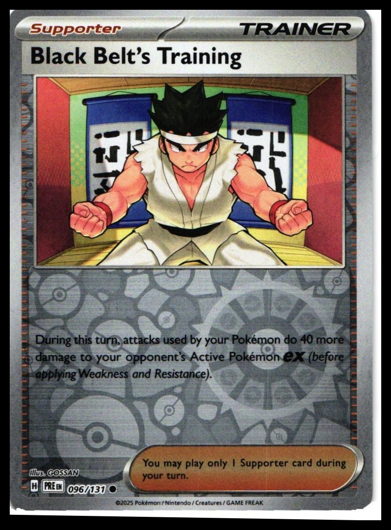 Black Belt's Training #096/131 Reverse Holo SV: Prismatic Evolutions NM