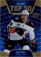 2019-20 Upper Deck Allure Top 50 Blue #T504 Max Jones - HKY