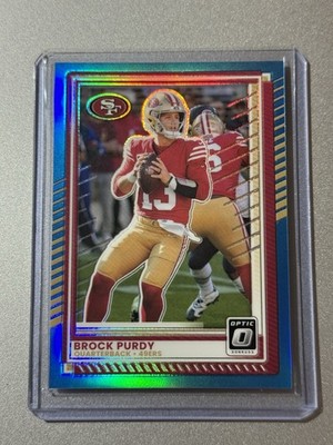 Brock Purdy San Francisco 49ers Panini Optic NFL 2025 AQUA PARALLEL SP /349