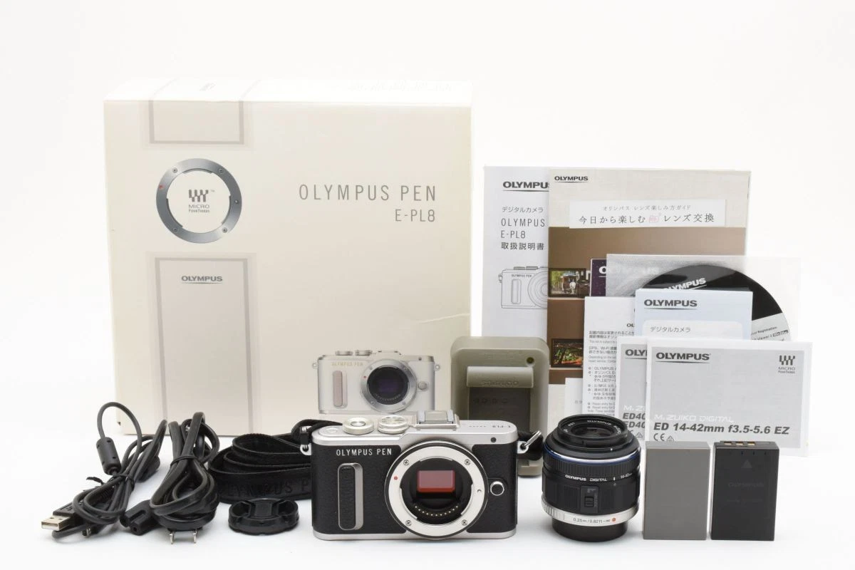 OLYMPUS PEN E-PL8 ホワイト40-150mmf4-5.6 箱入り OLYMPUS PEN E-PL8
