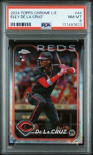 2024 Topps Chrome Logofractor Edition - Elly De La Cruz #44 (RC) PSA 8