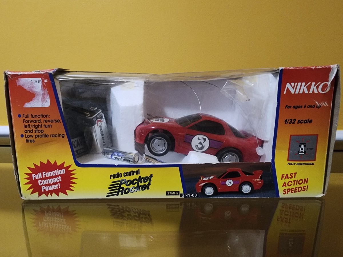 Nikko Radio Control Pocket Rocket 1:32 Scale RC Race Car | eBay
