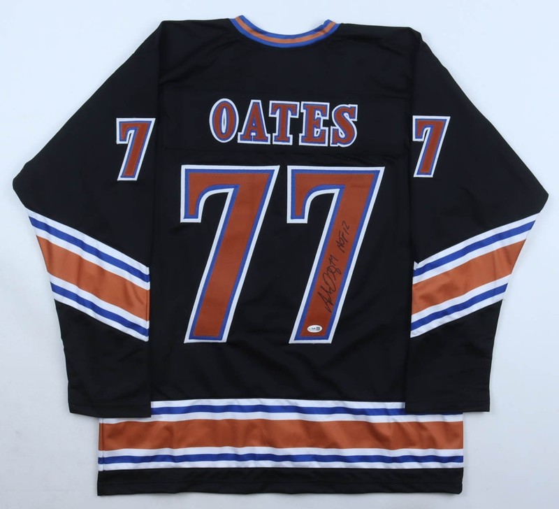 Adam Oates Signed Washington Capitals Jersey (JSA) HOF NHL Career 1985 to 2004