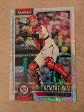 Topps 2026 Series 1 Keibert Ruiz #245 Washington Nationals Holo Foil Parallel SP