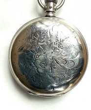 Waltham 18s 15j HC LS Mod 1883 2 Oz Coin Silver Cs 1889 Runs