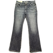 Wrangler Womens Boot Cut Jeans Dark Wash Premium Denim Size 32x34 Size 13