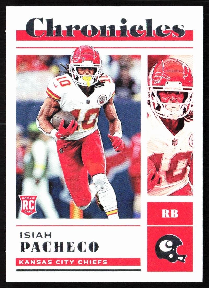 2022 Panini Chronicles RC Isiah Pacheco Rookie Kansas City Chiefs #36