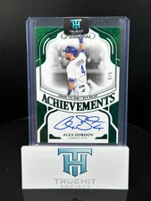 2025 Panini Flawless Achievements Alex Gordon #FA-AG Green 5/5