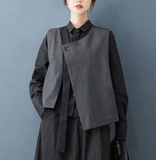 New Fashion Womens Casual Waistcoat Sleeveless Tank Top Cardigan Vest