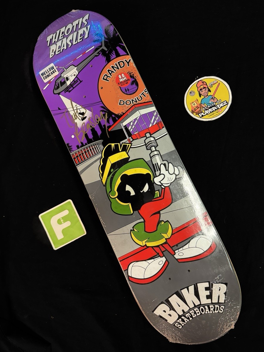 RARE SIGNED Theotis Beasley Marvin Martian Looney Tunes Baker