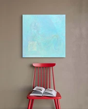 Original 30 x 30 Inch Abstract Painting, Contemporary Modern Painting, Fine Art