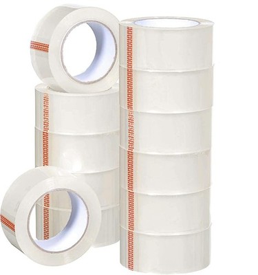 Heavy Duty Sealable Carton Shipping Tape Rolls Strong Adhesive Clear Packing
