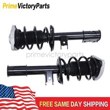 Pair Front Shock Absorber Struts Assys For Mercedes Benz GLA200 2014-2019