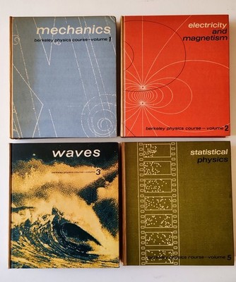 Lot 4 Bände Berkeley Physics Course Mechanics Electricity Waves Statistical