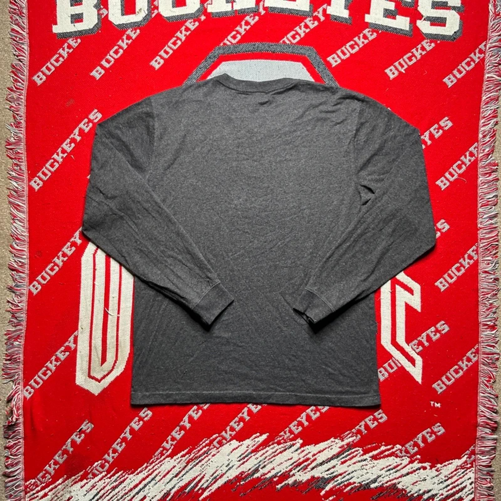 Vintage Carhartt Men’s Grey Long Sleeve T-shirt | M image 4