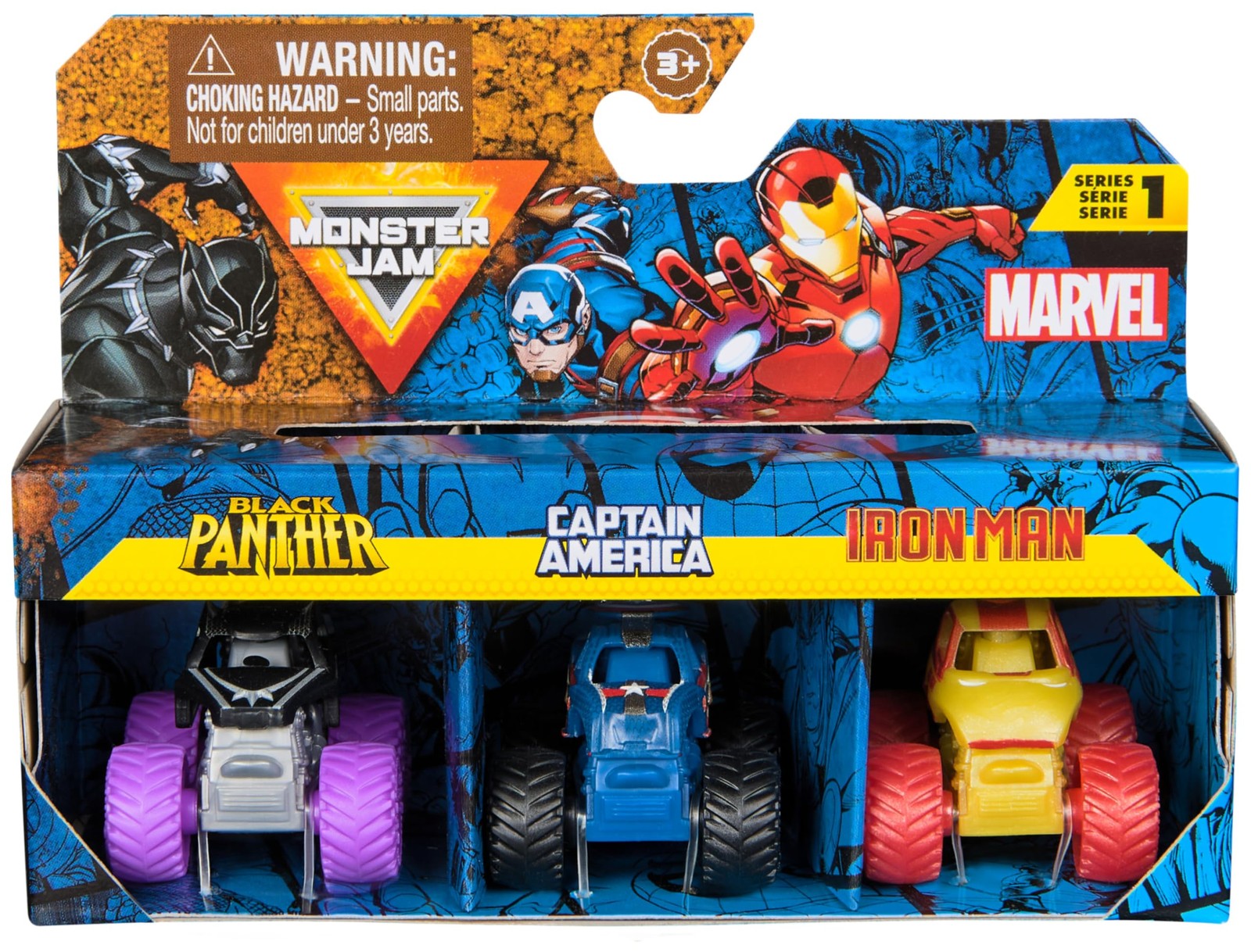 3 véhicules Marvel 1:87 le coffret cadeau idéal pour un anniversaire
