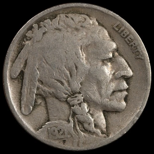 1921 5C Buffalo Nickel Circulated Coin