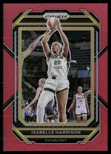 Isabelle Harrison /199 2023-24 Panini Prizm WNBA Red Prizm Chicago Sky #101