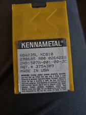 Kennametal NG4235L KC810 Carbide Top Notch Grooving Inserts Box of 5 New