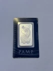 PAMP Suisse 1 oz .999 Fine Silver Bar Lady Fortuna in Assay Card