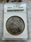 1900 P Morgan Silver Dollar ANACS MS63 Nice Eye Appeal