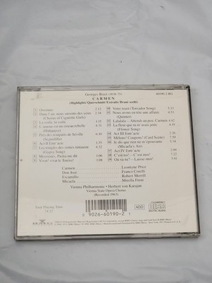 Georges Bizet Carmen RCA Victor Opera Series CD Highlights