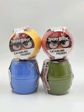 Lot Of 4 New Angry Birds Catablind Figure Blind Barrel Toy 2019 Red Blue Green