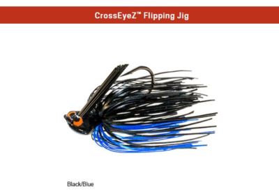Z-Man CrossEyeZ Flipping Jig 3/8 oz Black Blue CEFL38-01 Cross Eye