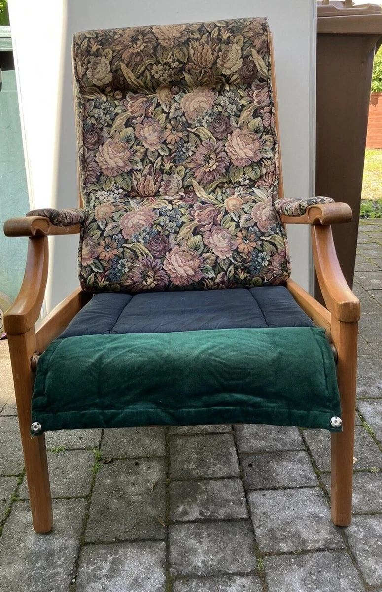 Mid Century Cintique Armchair Solid Frame Perfect Restoration