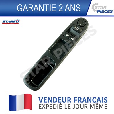Bouton Lève-vitre Passager Avant Droit Pour Peugeot 307 - Neuf - Réf. 96351625XT