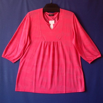 SAMOON Shirt by Gerry Weber Gr.44 NEU Paisley Longstyle Ausbrenner Optik 3/4 Arm